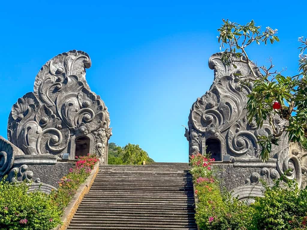 Temple entrance in Bali